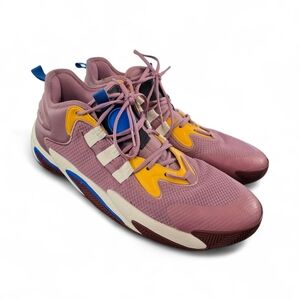 Adidas BYW Select Orchid Purple Yellow Men's Size 14 Basketball Shoes IE9304